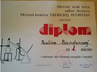 Okresné kolo chemickej olympiády