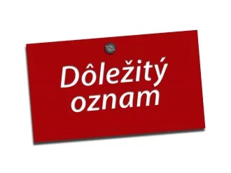 Oznam pre rodičov Oznam pre rodičov