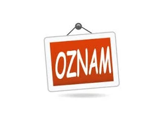 Oznam pre žiakov, rodičov a priateľov školy Oznam pre žiakov, rodičov a priateľov školy