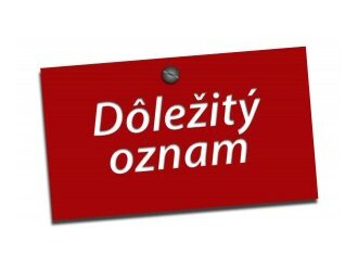 Oznámenie o riaditeľskom voľne