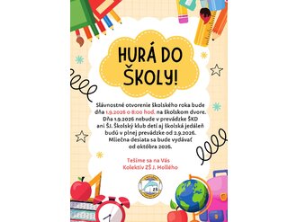 Slávnostné otvorenie školského roka 2026/2027