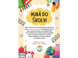 Slávnostné otvorenie školského roka 2026/2027